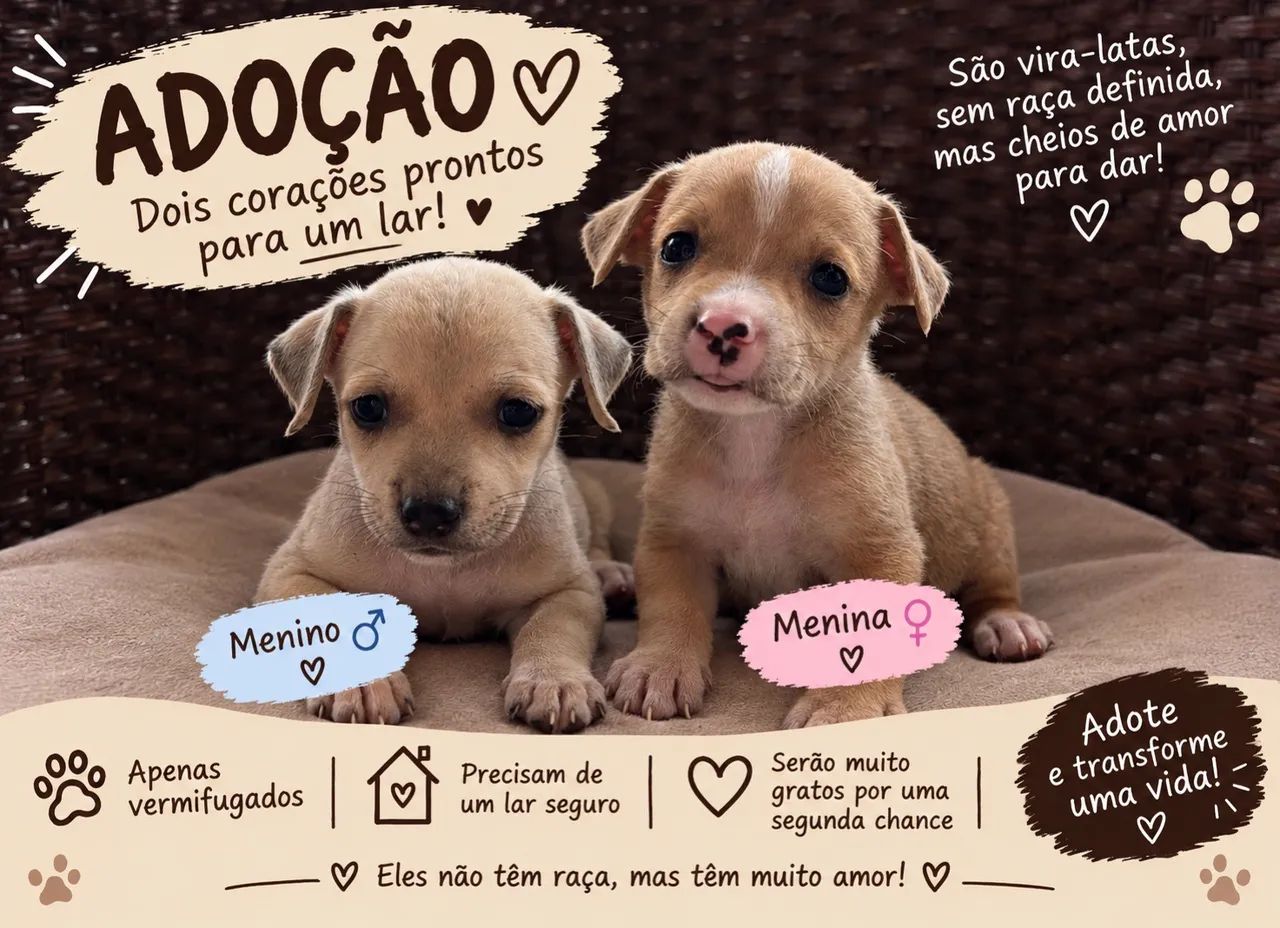 ADOÇÃO RESPONSÁVEL!