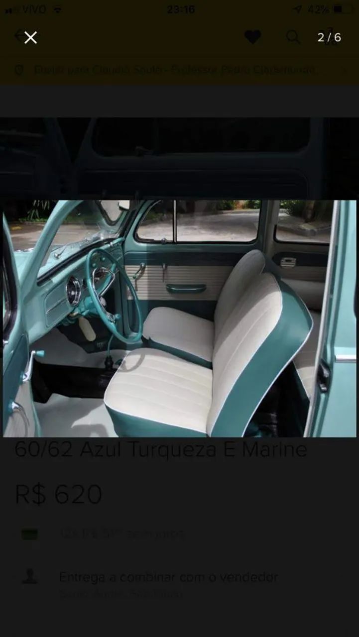 BANCOS DE FUSCA . - Foto 2
