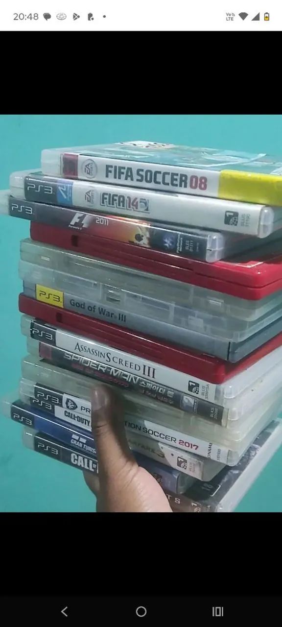  16 Jogos de ps3 original 