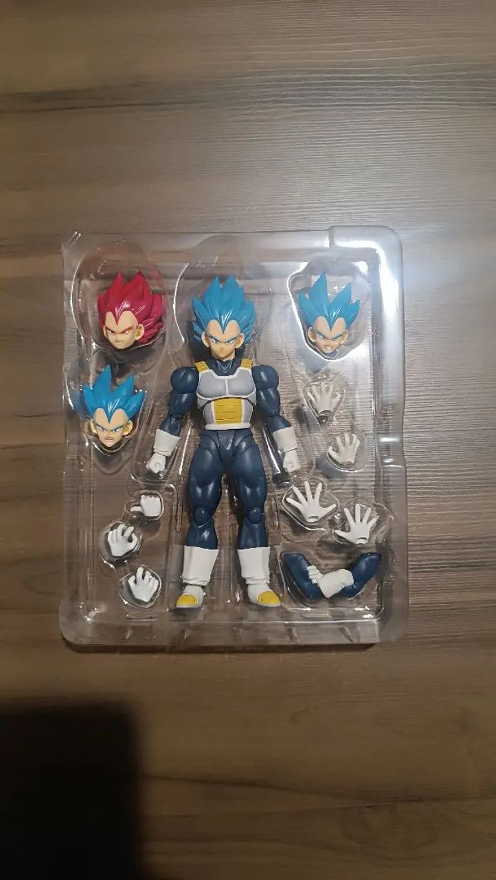 Vegeta god + BLUE SH Figuarts Bandai dragon ball super  - Foto 4