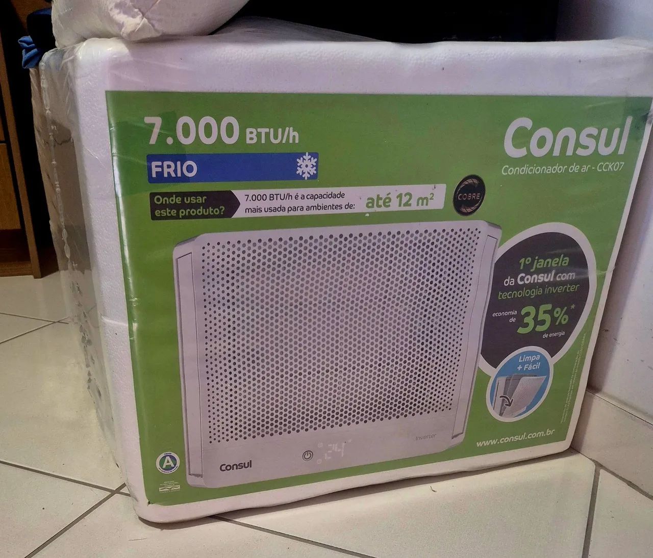 Vendo Ar Condicionado Consul na Caixa  - Foto 2