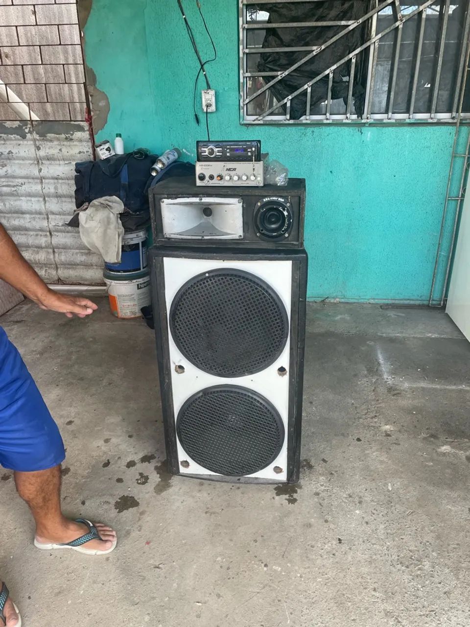 Caixa de som com aplificador - Foto 4
