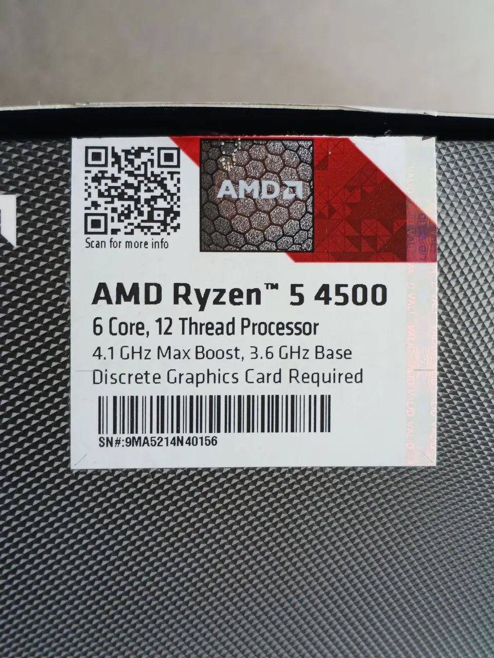 Processador Ryzen 5 4500  - Foto 2