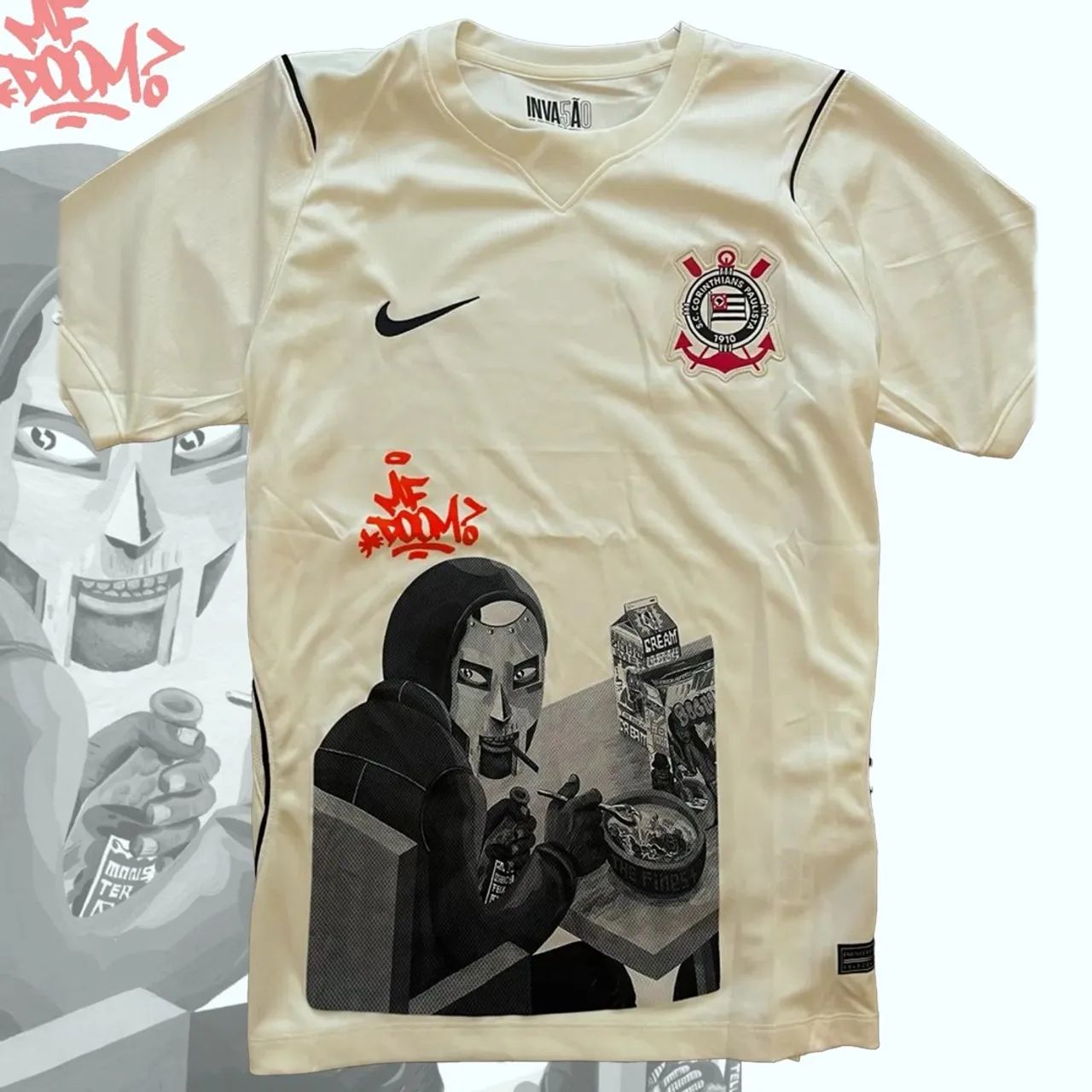 Camisa Corinthians personalizada Mf doom 