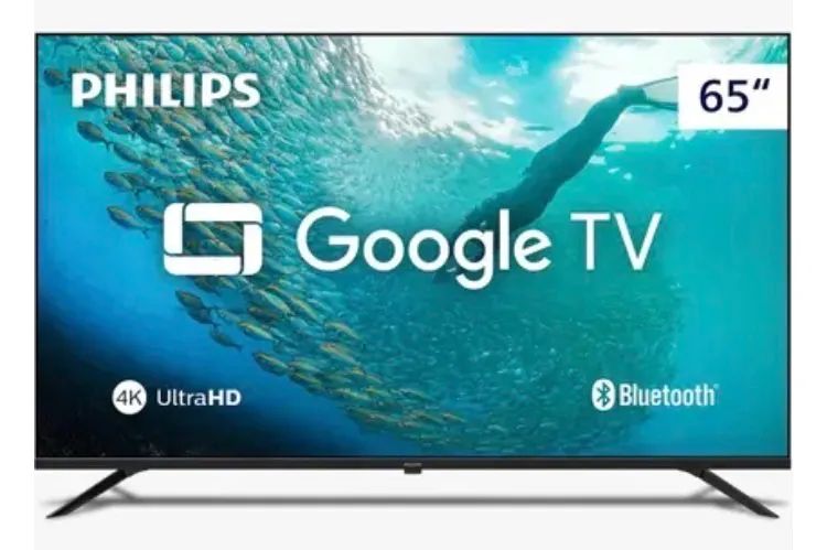 Smart TV Philips 65" 4k 7400 (nova na caixa) - Foto 2