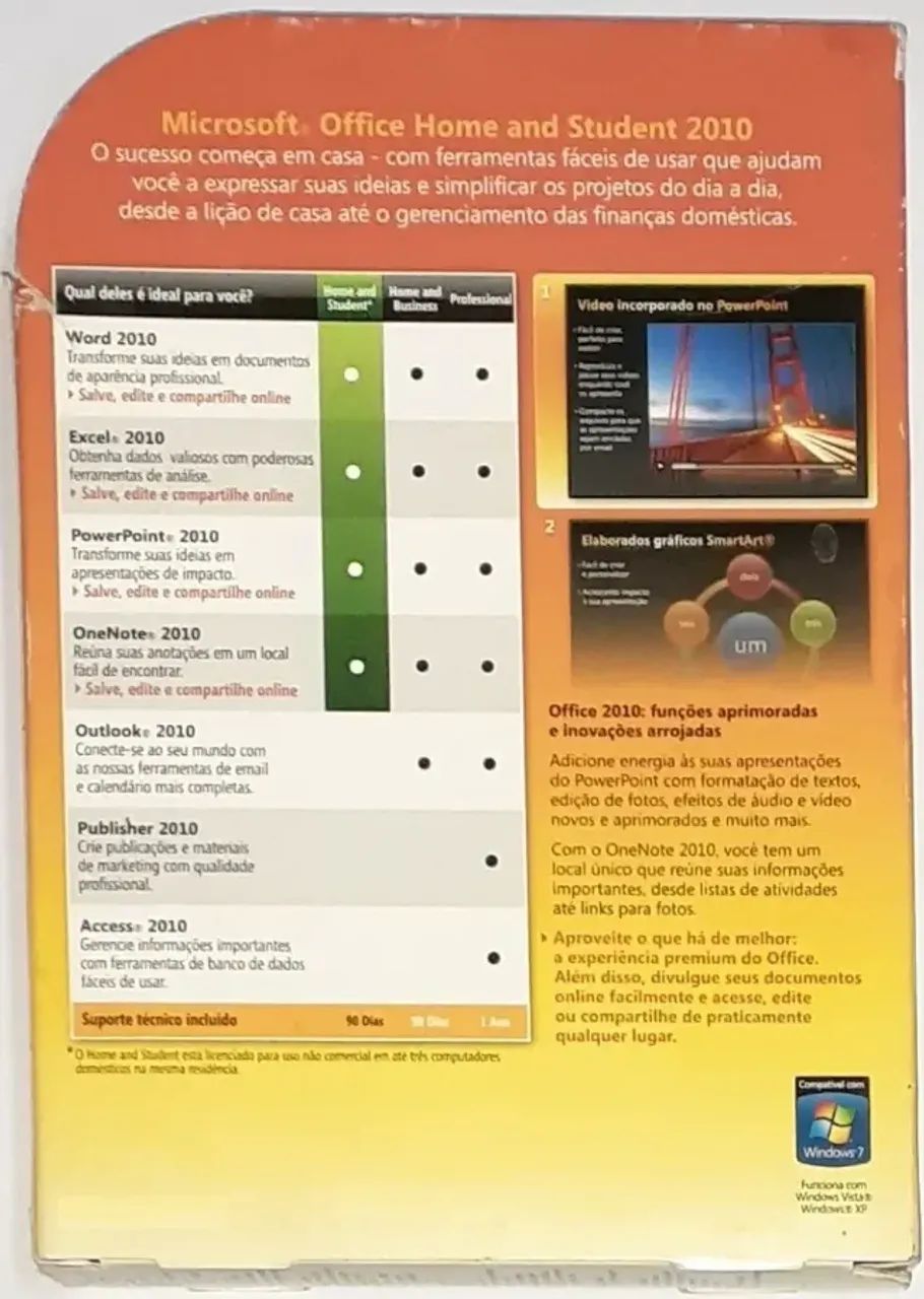 Microsoft Office Home And Student 2010 - Original (Usado) - Foto 5