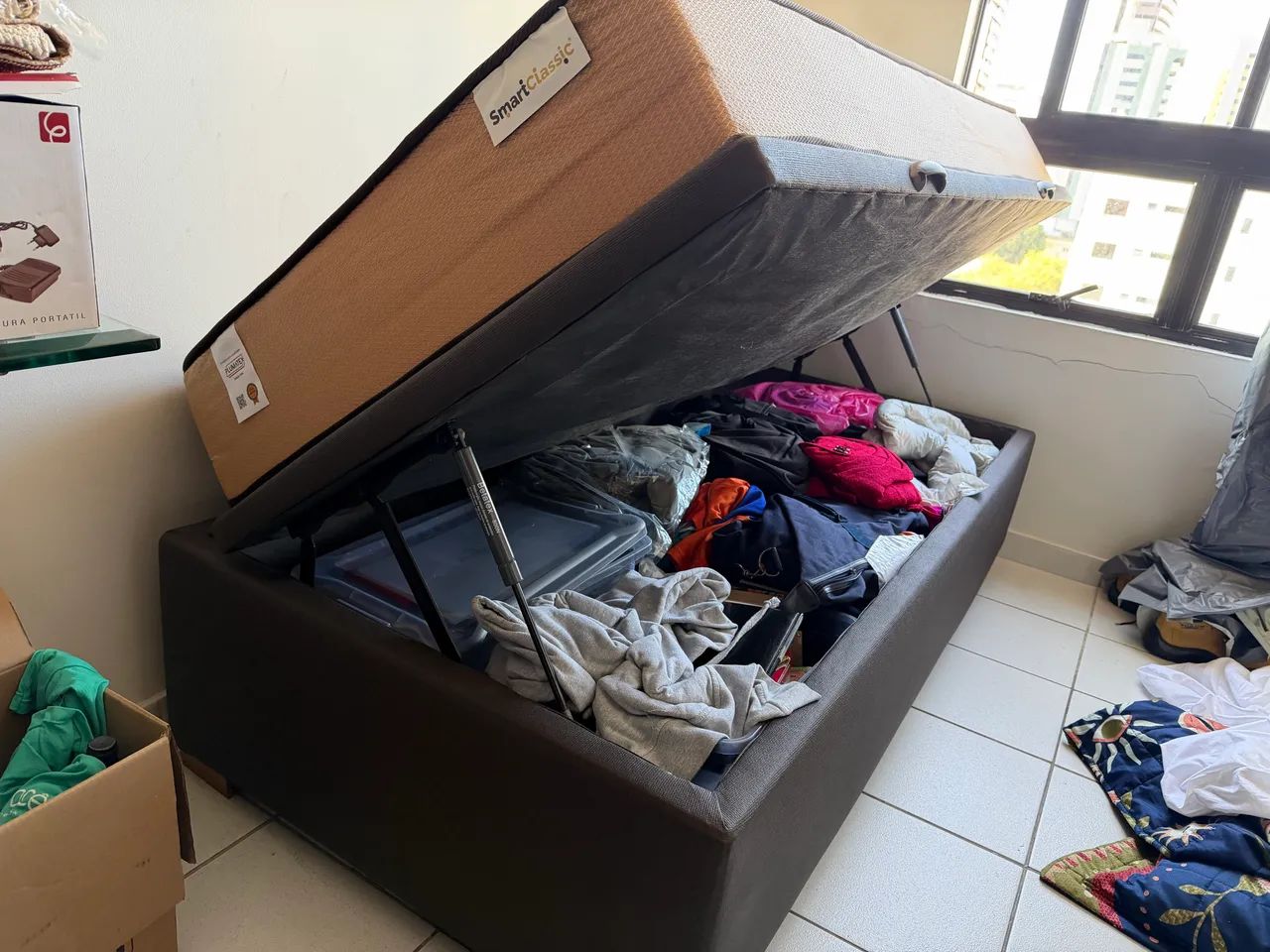 Cama de solteiro Nova C/ baú  - Foto 2