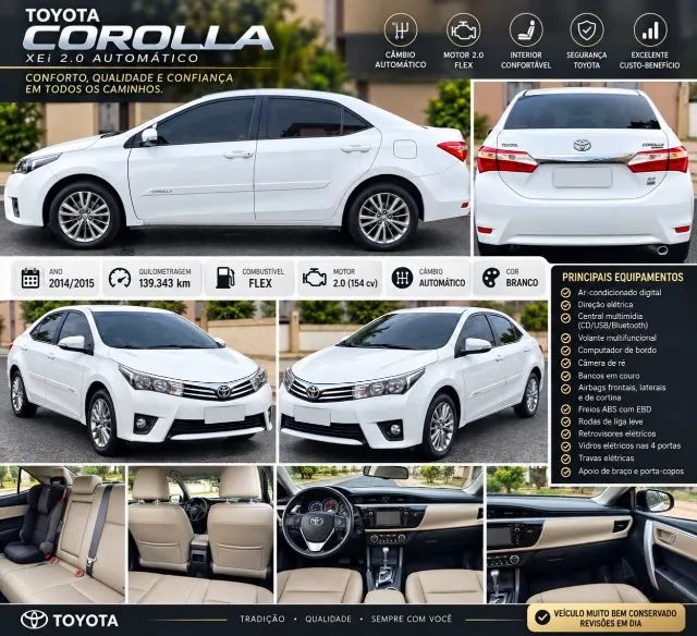 Toyota Corolla XEI 2.0 16V AT FLEX 2015