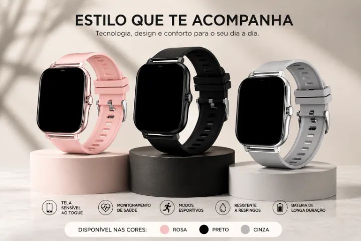 Relógio Smartwatch nunca usado - Foto 4