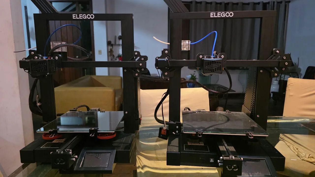2 impressoras 3D Elegoo Neptune 2/2s