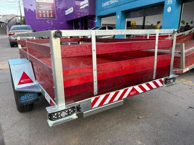 Carretinha 2,20x1,30x0,50 - À PRONTA ENTREGA - 100% NOVA - Foto 4