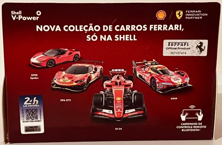 Ferrari 499P Shell Racing Legends Bburago 1:41 Bluetooth - Foto 2
