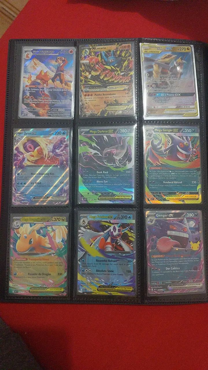 Lote de cartas pokemon