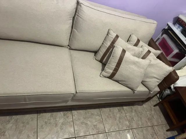 Sofá Living Honduras Konfort 212 cm Corino