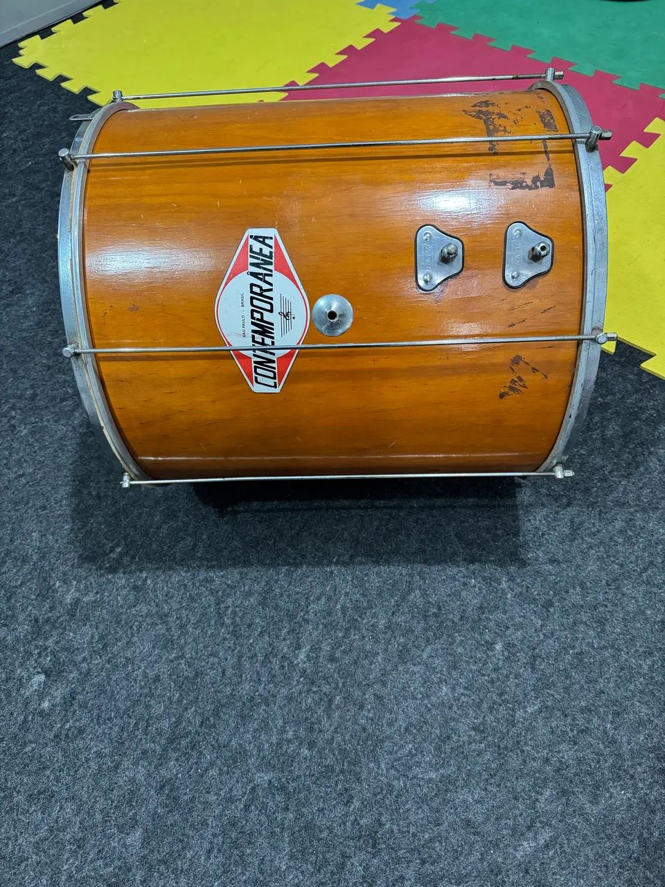 Surdo de Madeira 22 polegadas com pezinhos! - Foto 5