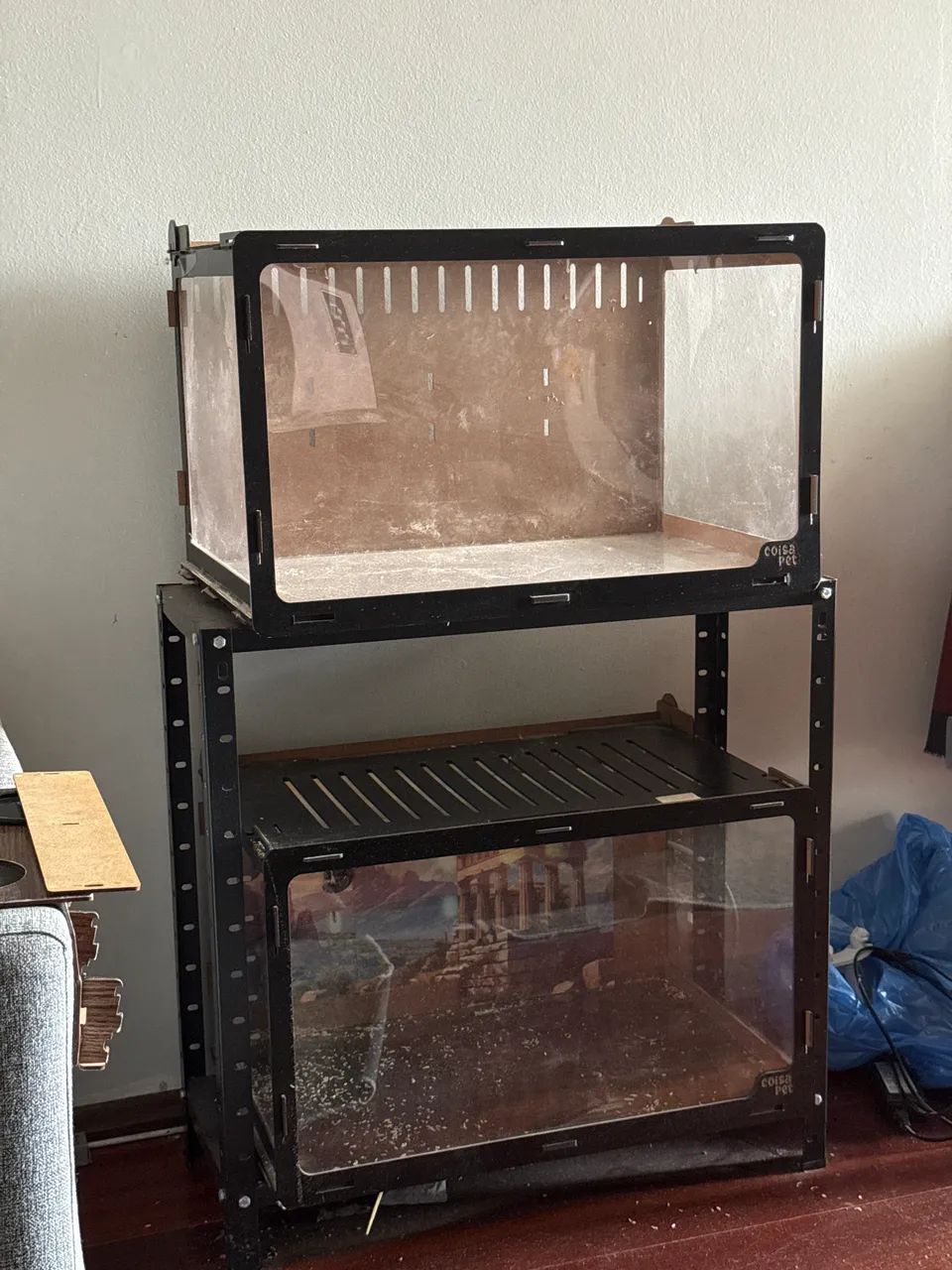 2 terrários para hamster - Coisa Pet