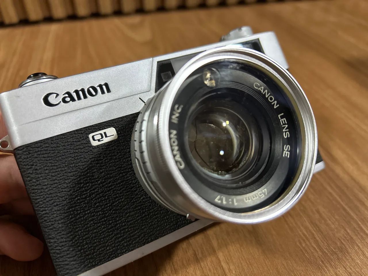 Câmera Analógica Canon Canonet QL17 - Câmeras e Filmadoras