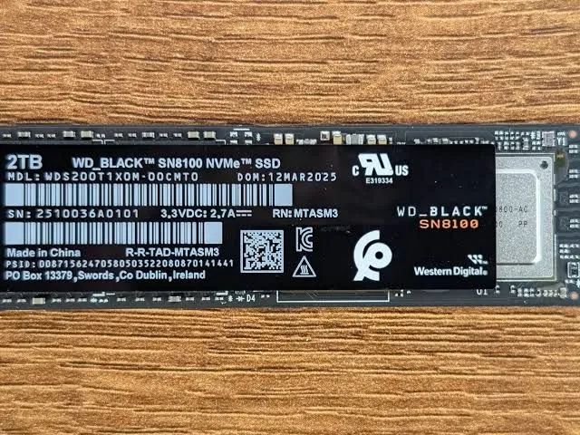 Ssd 2tb wd black sn8100 nvme 100% saude pc e ps5 - Foto 2