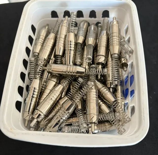 PLUG RCA NIQUEL COM MOLA R$ 4,00 A UNIDADE  - Foto 4