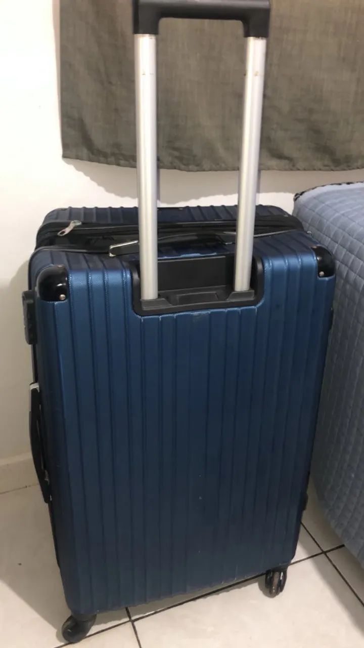 Mala de viagem azul - Foto 3