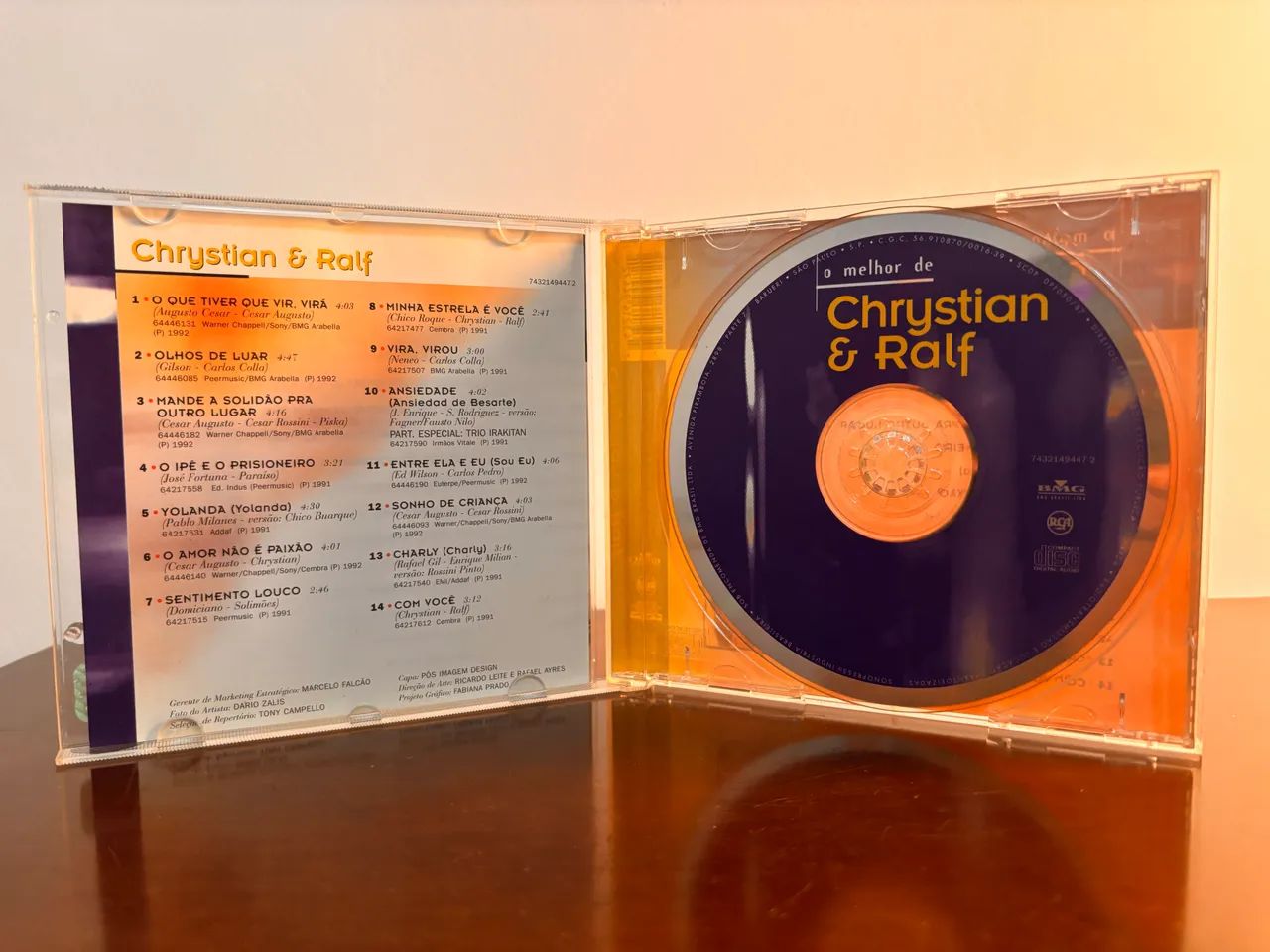 Cd O Melhor De Chrystian E Ralf 1998, Original - Foto 3