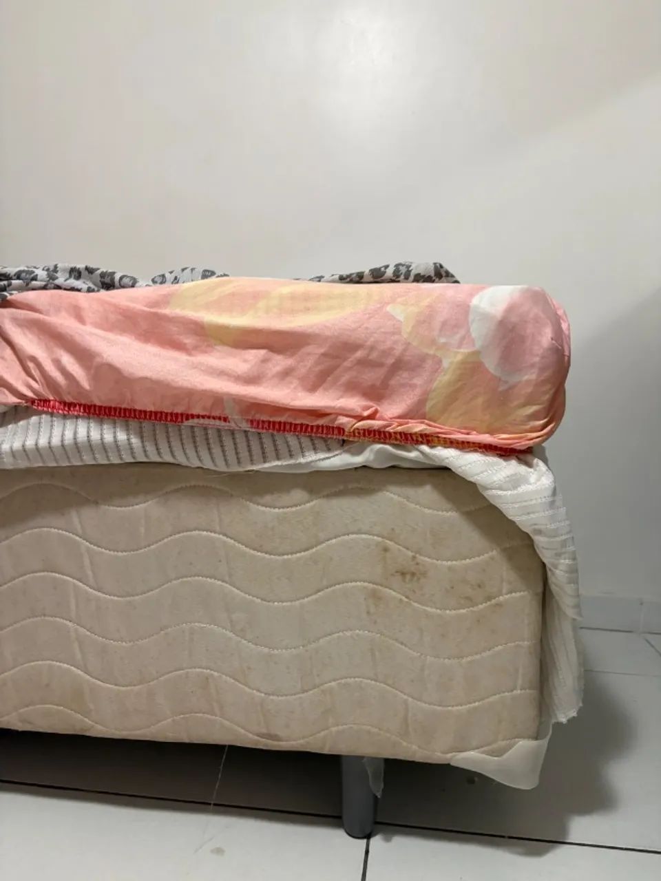 Cama box - base, colchão e cabeceira  - Foto 4