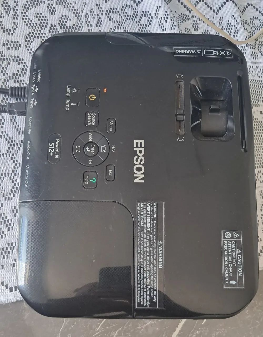 PROJETOR EPSON POWER LITE S12+ - Foto 3
