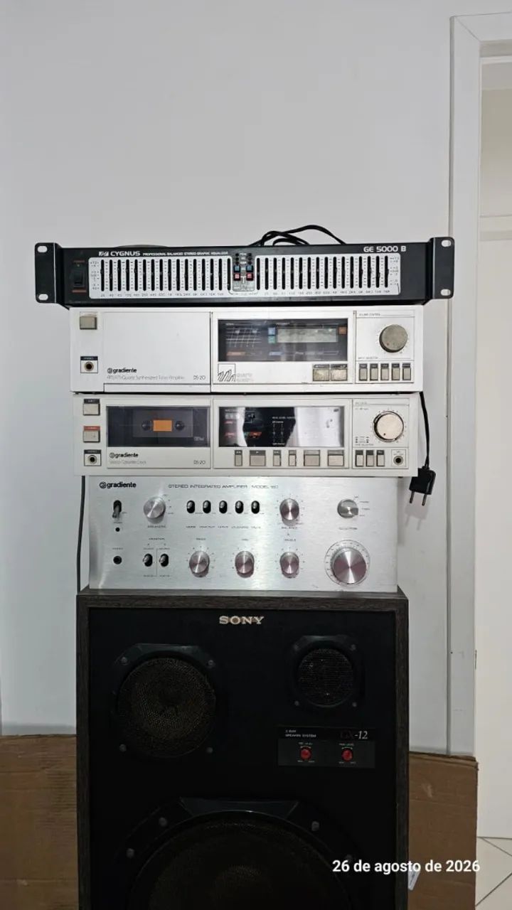 Vendo Sistema de Som Gradiente Modelo 160 - Foto 4