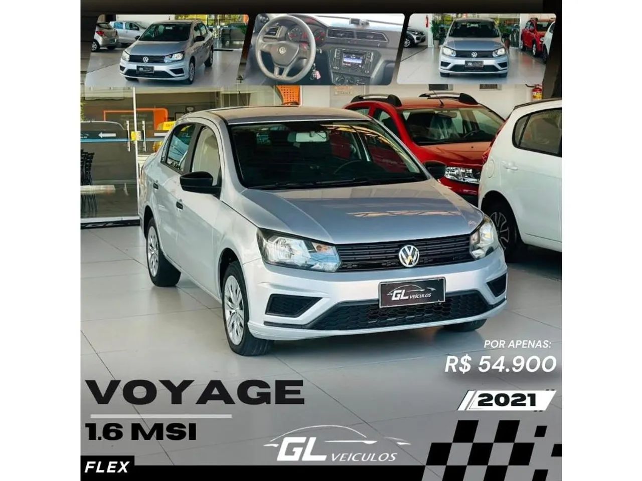 Volkswagen Voyage VOYAGE 1.6 MSI Flex 8V 4p 2021