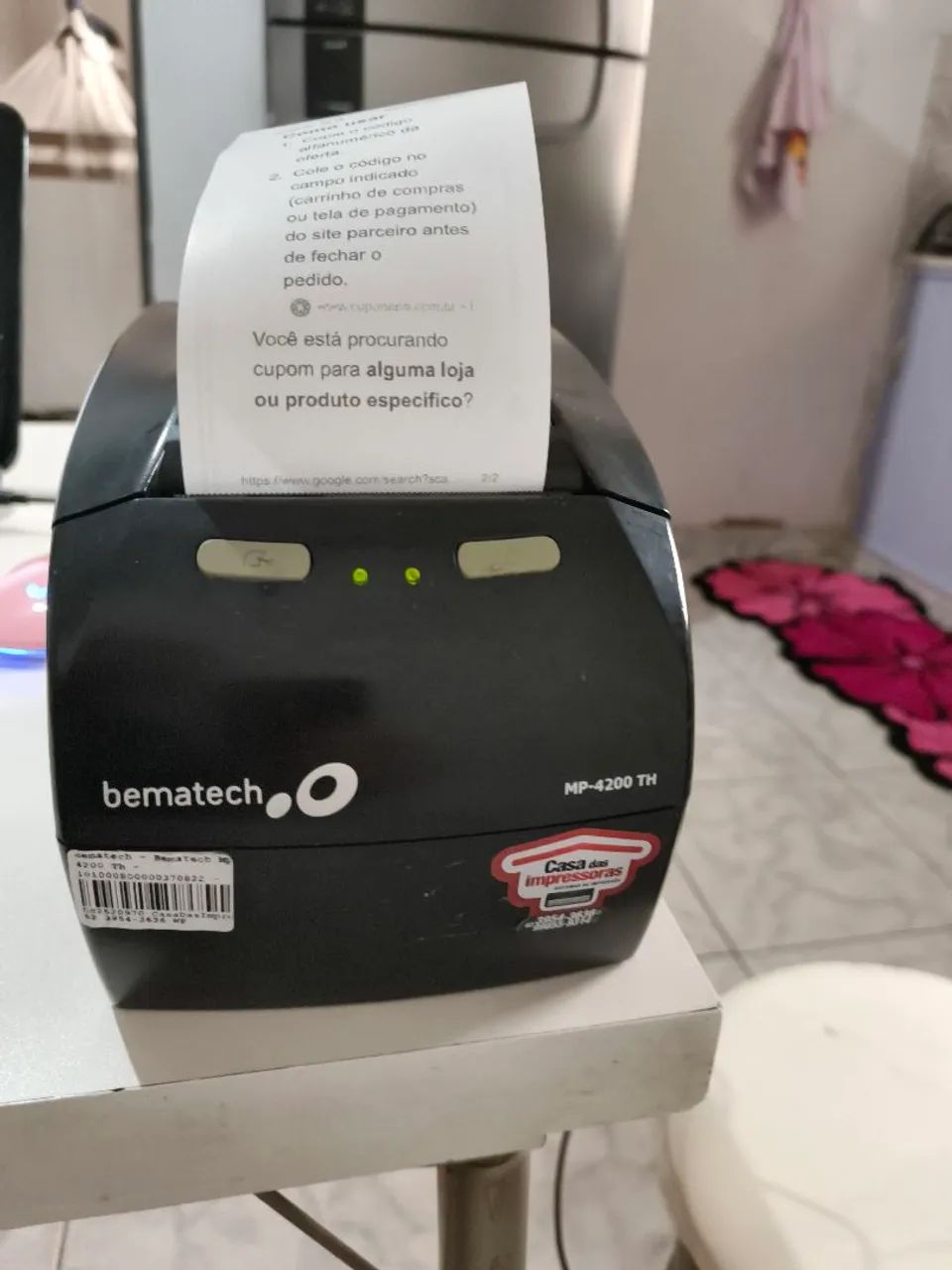 Impressora de cupom Fiscal Bematech MP 4200 TH