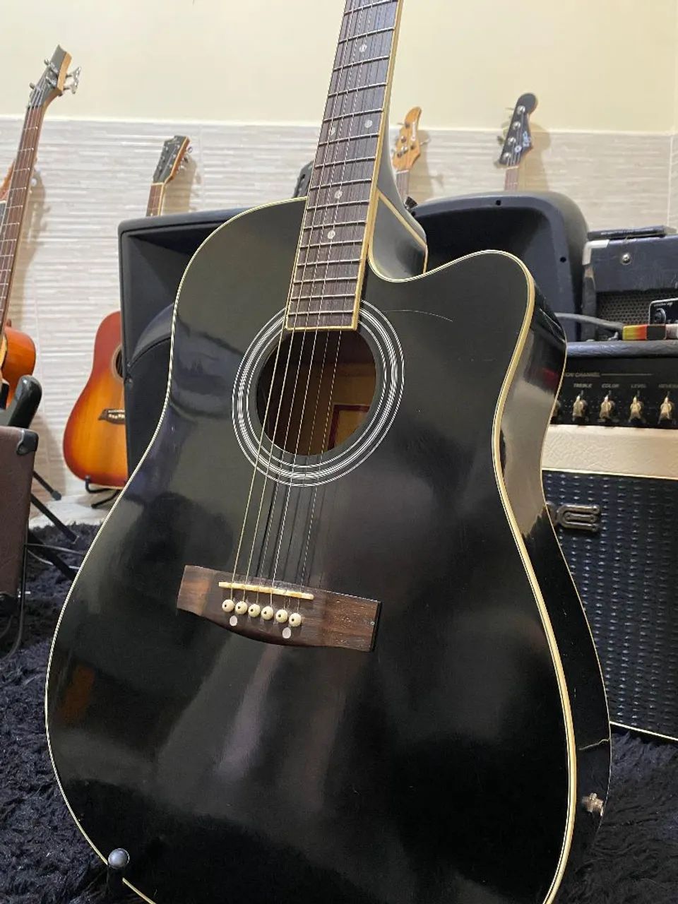 Violão Memphis Folk perfeito estado - Foto 2