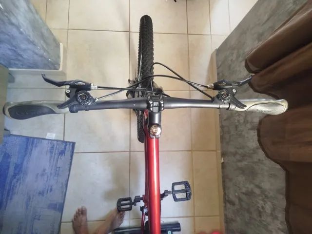 bicicleta aro 27 freio a disco - Foto 4