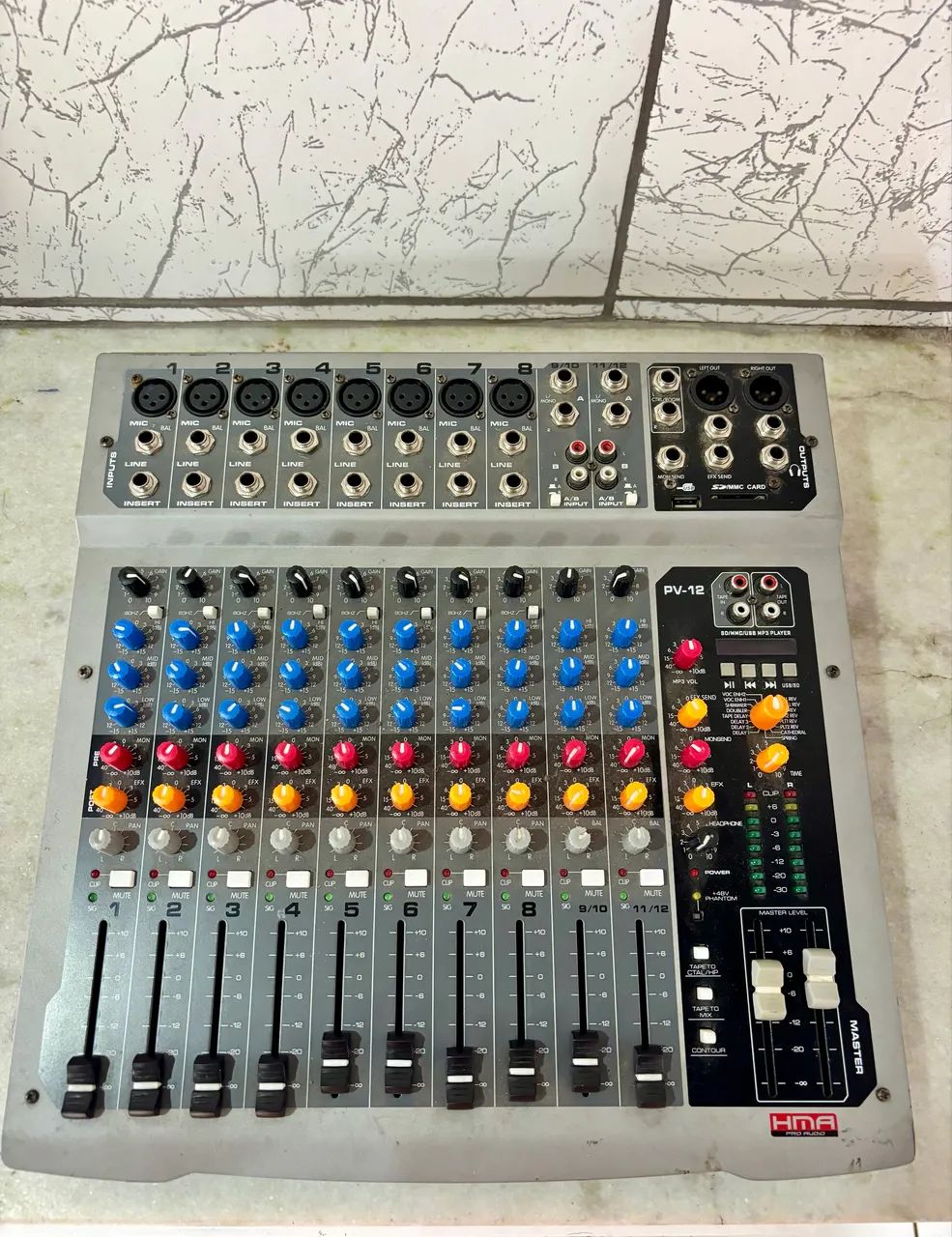 MESA DE SOM HNA Pro Áudio PV-12
