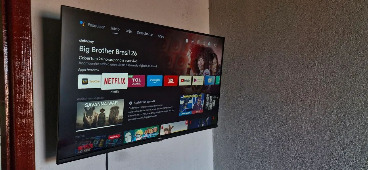 Tv tcl 32 polegadas  conservada