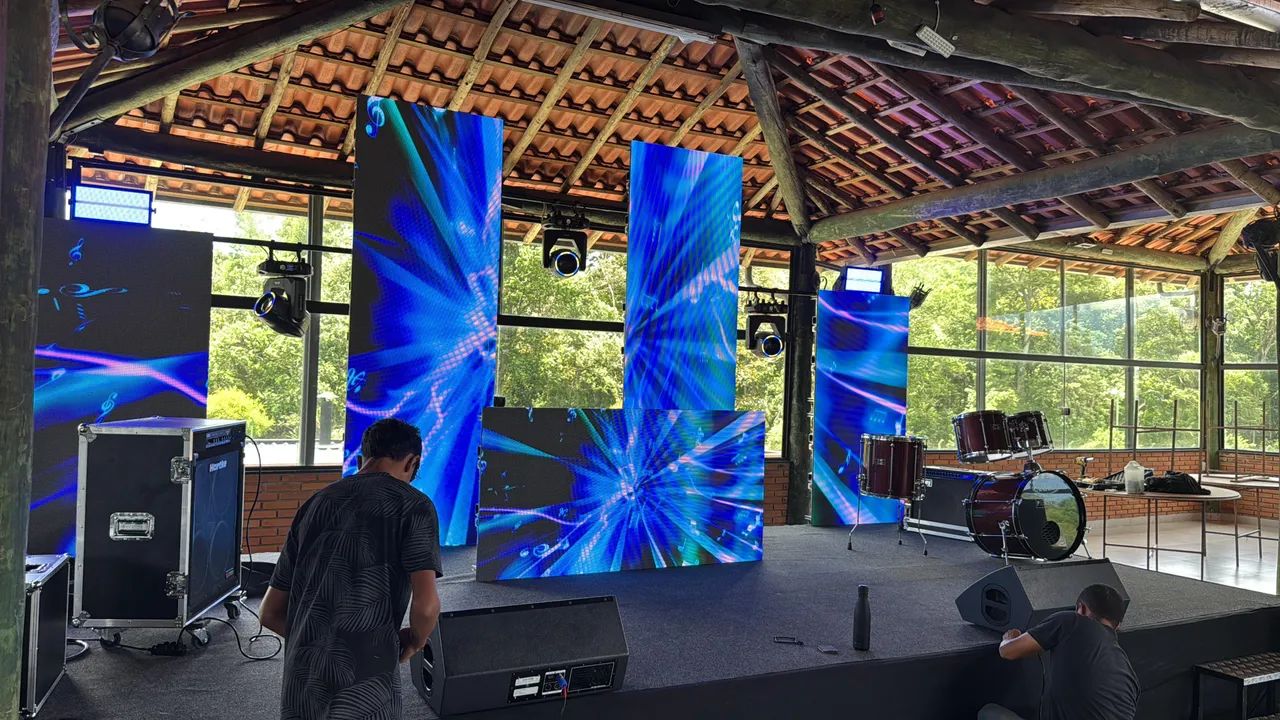 Painel de LED P5  Indoor 20m² + Processadora - Foto 3