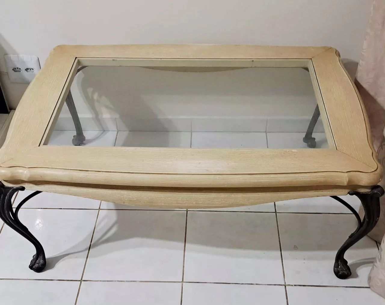 MESA DE CENTRO CLÁSSICA VINTAGE (PÁTINA)