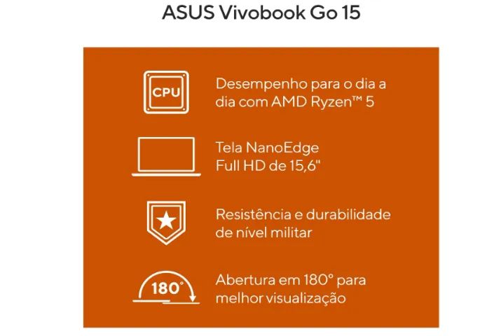 Notebook ASUS VivoBook Go 15 - Foto 2