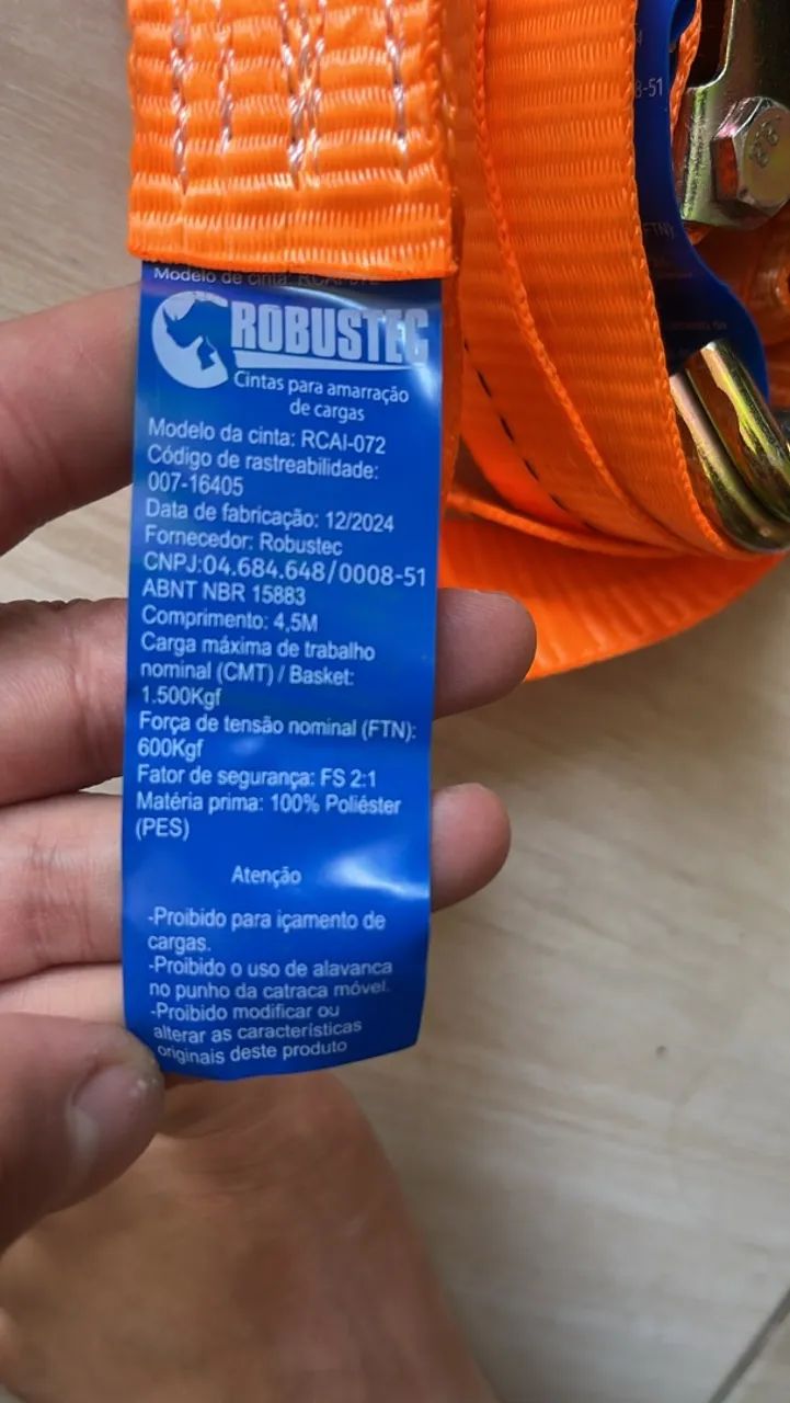 Cinta de catraca  - Foto 3