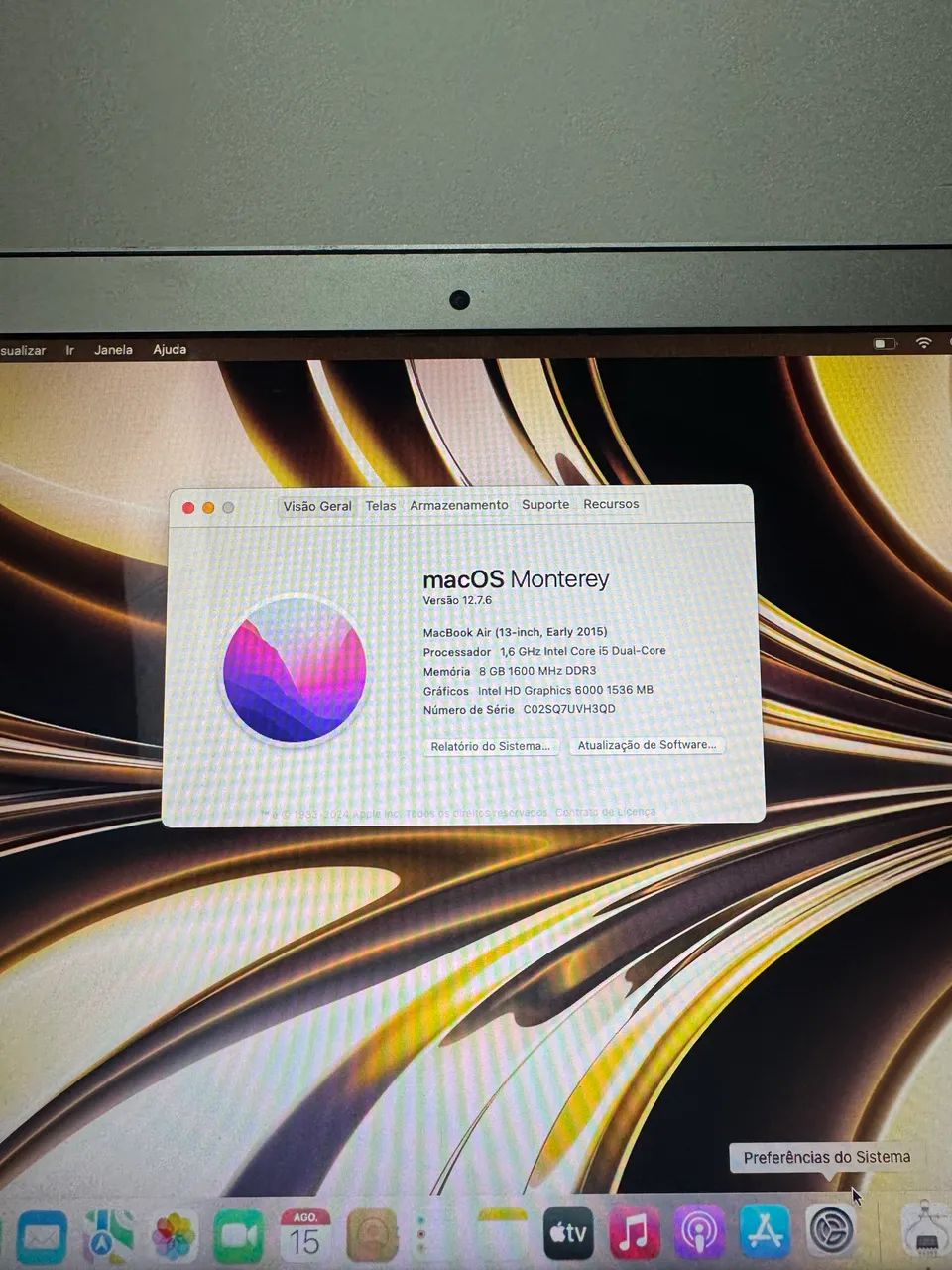 MacBook Air Core i5 1TB SSD 8 Ram 2015 - Foto 2