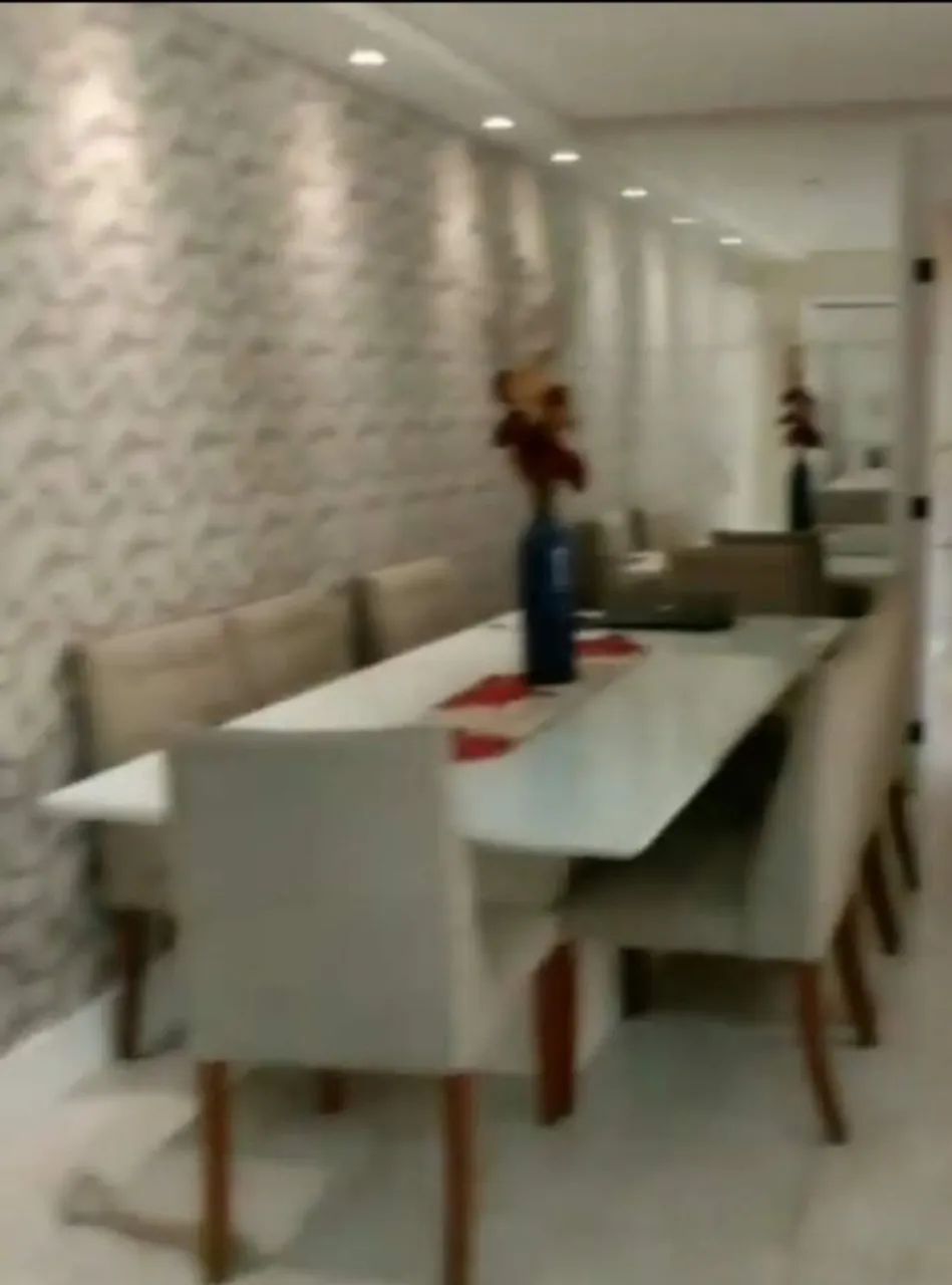 Mesa de jantar 8 lugares - Branca - Foto 2