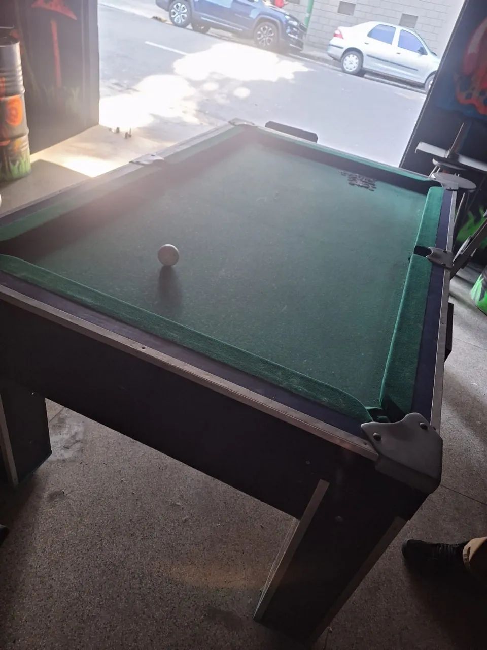 VENDO OU TROCO MESA DE SNOOKER SINUCA NO PLÁSTICO DE QUALIDADE  - Foto 3