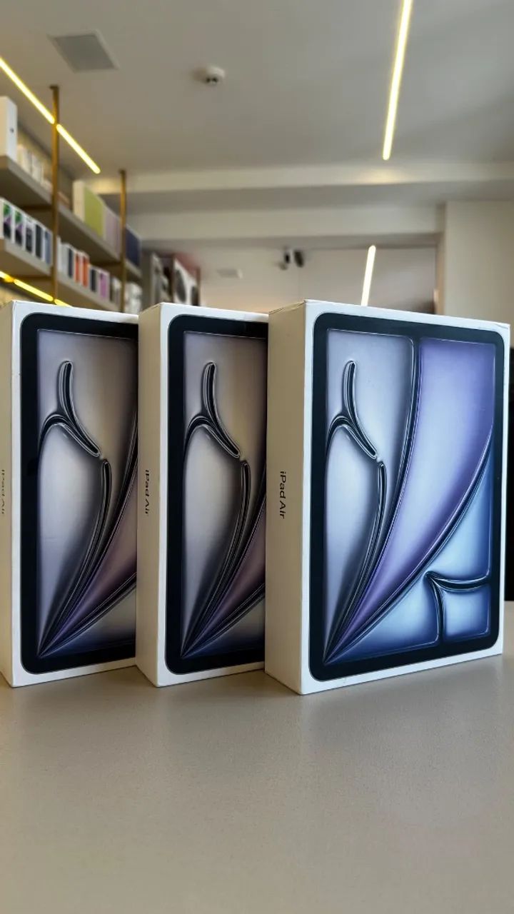 IPAD AIR M4 128GB WIFI 11 POLEGADAS SKY BLUE NOVO LACRADO / LOJA FÍSICA - Foto 4