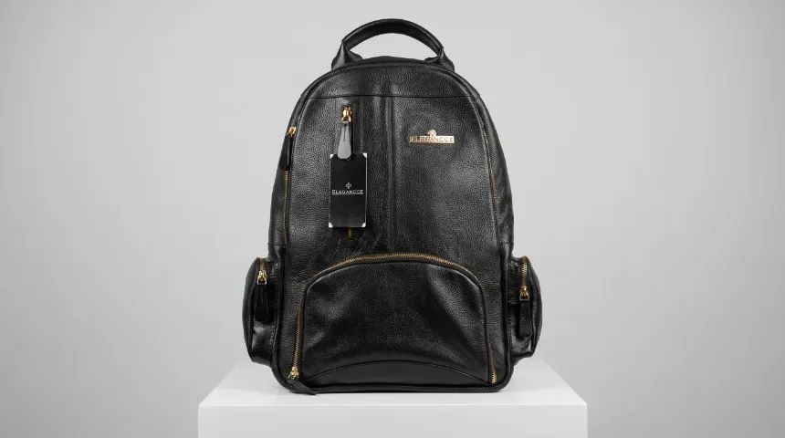 Mochila Executiva Elegancce Couro Legítimo para Notebook
