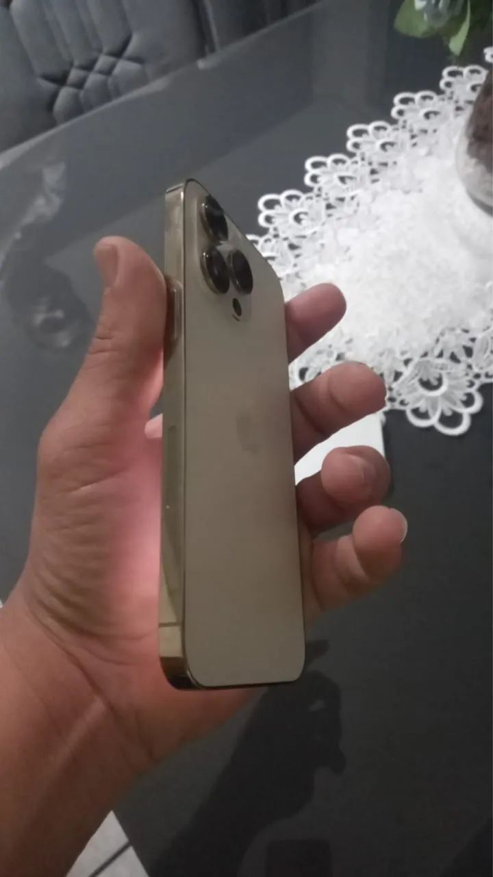 Vendo ou troco iPhone 14 Pro Max dourado  - Foto 5