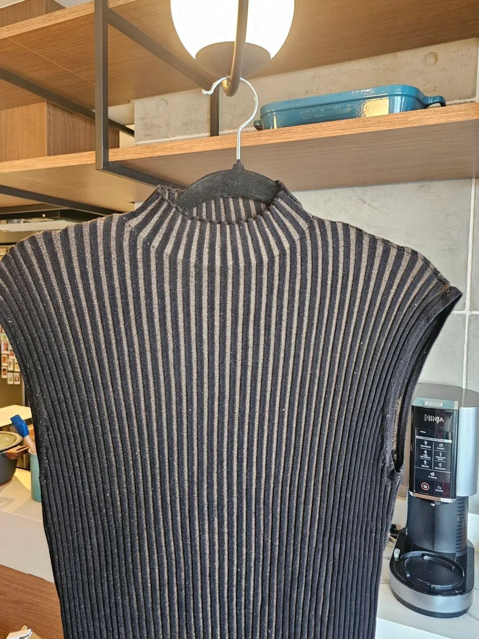 Vestido Shoulder Midi em Tricot - Foto 3
