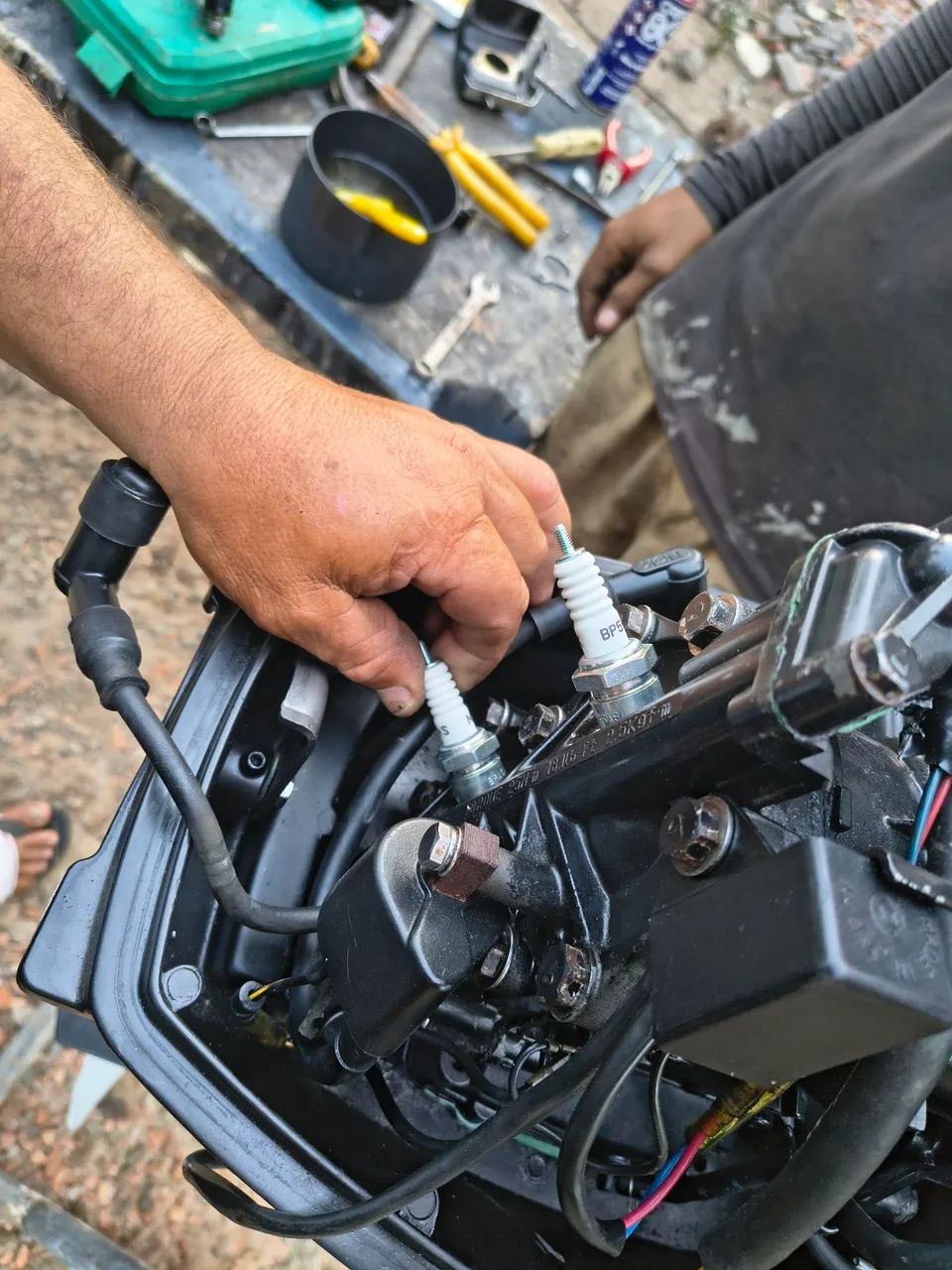 Motor Popa Mercury 15 HP Super  - Foto 3