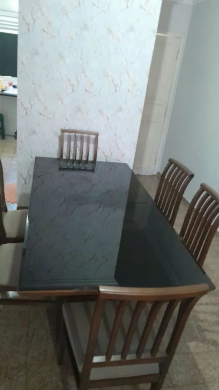 Mesa Jantar semi- Nova 6 Cadeiras  - Foto 2