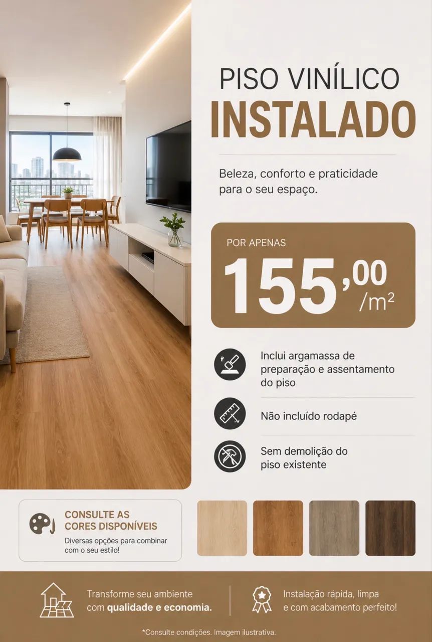 Piso Vinilico Instalado 