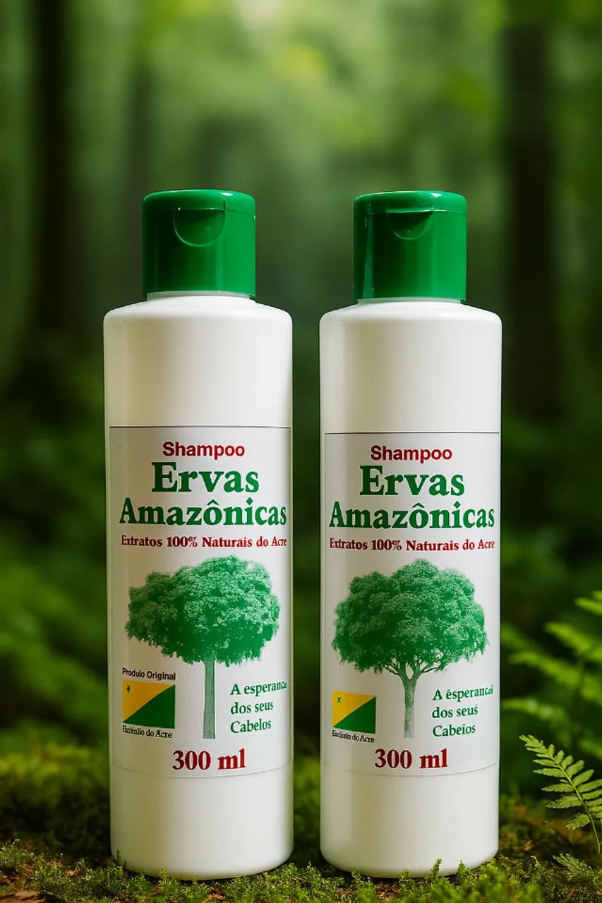 01 Shampoo Ervas da Amazônicas - Esperança dos seus cabelos