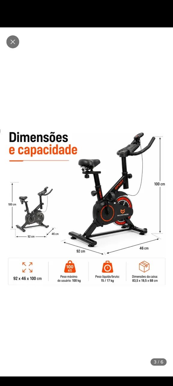 Bicicleta ergométrica 